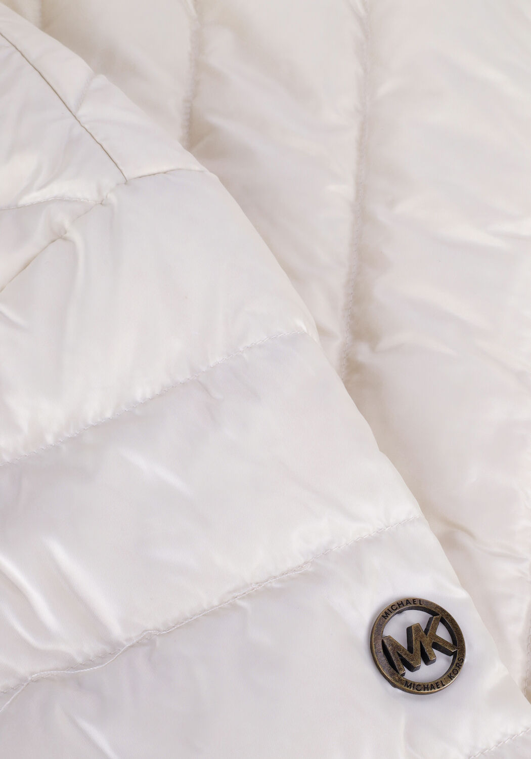 Creme MICHAEL KORS Wattierte Jack LONG FITTED PUFFER - large