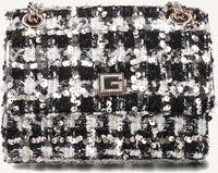 Schwarze GUESS Umhängetasche EVER MINI CNVRTBLE XBODY FLAP - medium