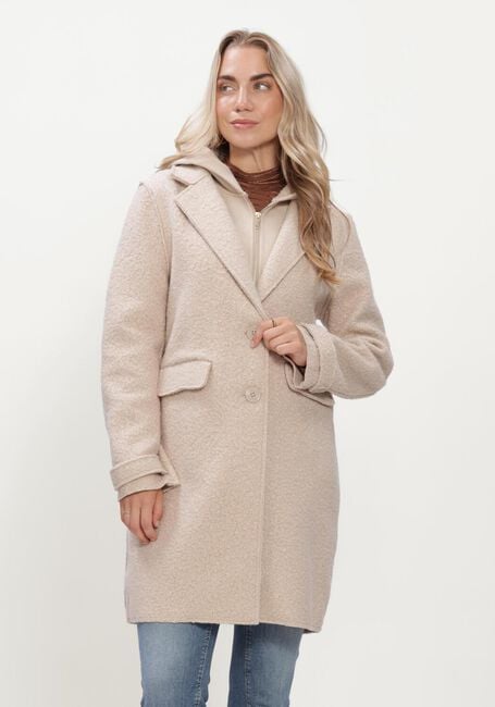 Beige NUKUS M&auml;ntel MIRTHE COAT BOUCLE - large