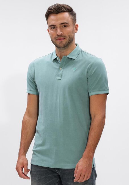 Blaue G-STAR RAW Polo-Shirt DUNDA OVERDYED SLIM POLO S\S - large