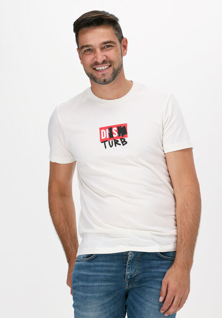 Nicht-gerade weiss DIESEL T-shirt T-DIEGOS-B10 - large