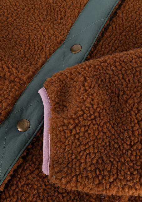 Braune AO76 Teddy-Jacke MACHU COAT - large