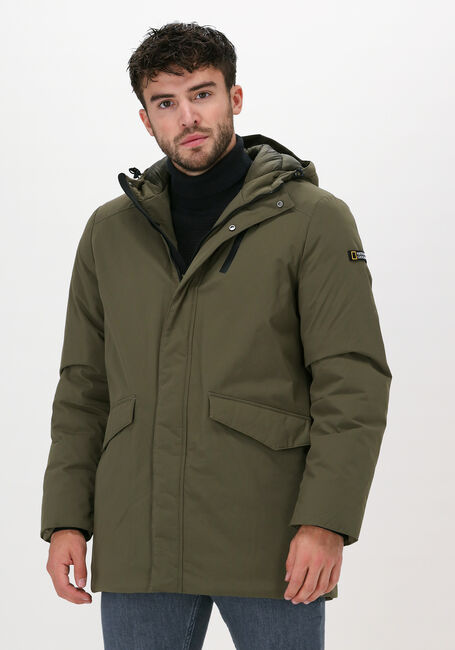 Olive NATIONAL GEOGRAPHIC Parkas HOODED COAT - large