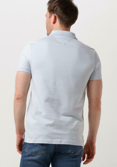 Hellblau TOMMY HILFIGER Polo-Shirt PRETWIST MOULINE SLIM FIT POLO - large