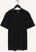 Schwarze SELECTED MEN T-shirt SLHRELAXLONG-DAVID SS O-NECK TEE G CAMP Schwarze SELECTED MEN T-shirt SLHRELAXLONG-DAVID SS O-NECK TEE G CAMP - medium