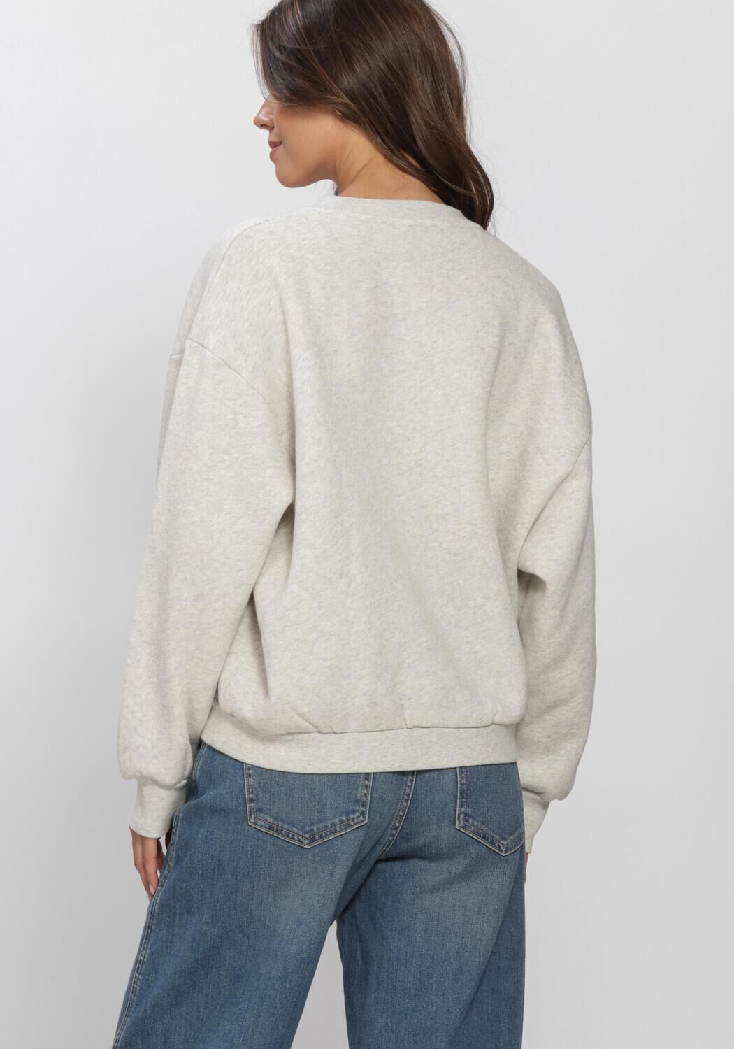 Hellgrau BY-BAR Sweatshirt LILI SPEED SWEATER - large