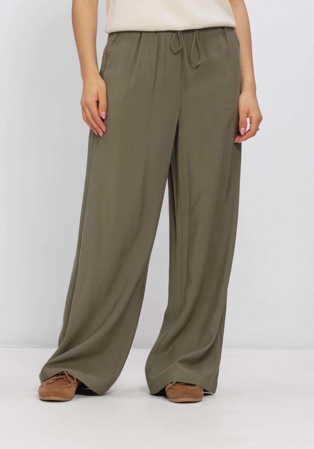Olive Y.A.S. Hosen YASNARA HW PANT S. - large