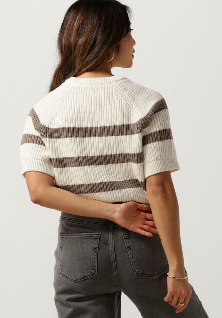 Weiße SELECTED FEMME Pullover SLFBLOOMIE SS KNIT O-NECK - large