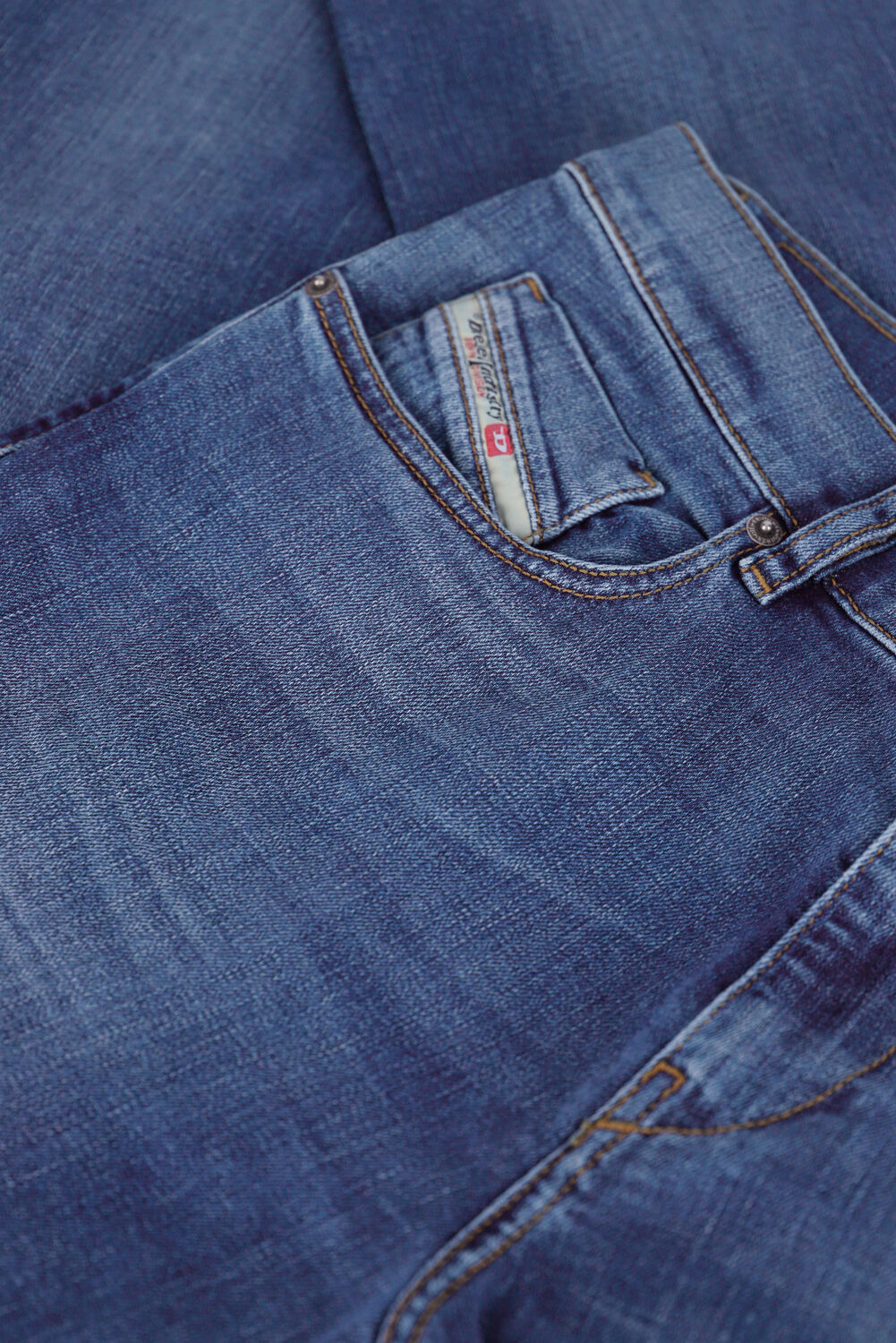 Blaue DIESEL Slim fit jeans 2019 D-STRUKT - large