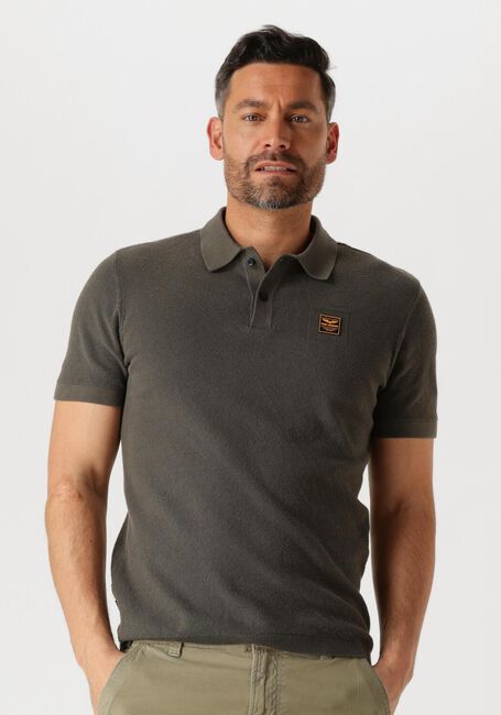 Grüne PME LEGEND Polo-Shirt SHORT SLEEVE POLO COTTON - large
