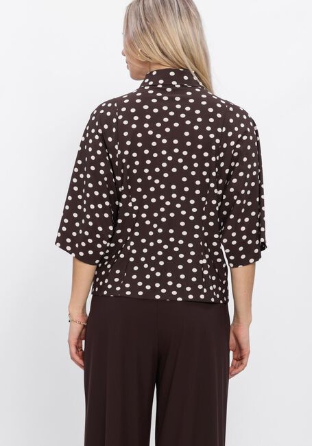 Braune STUDIO ANNELOES Blusen Fabienne dot blouse - large
