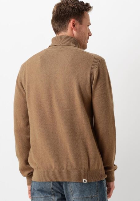 Braune ANERKJENDT Rollkragenpullover AKNICO SOLID ROLL NECK LAMBSWOOL - large