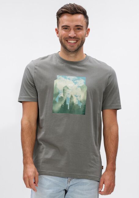 Graue BOSS ORANGE T-shirt TE_COVER - large