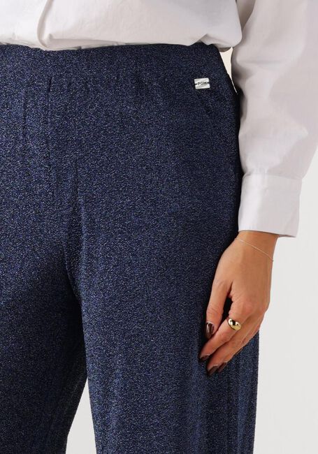 Dunkelblau POM AMSTERDAM Weite Hose PANTS - GLITTER DAWN BLUE - large