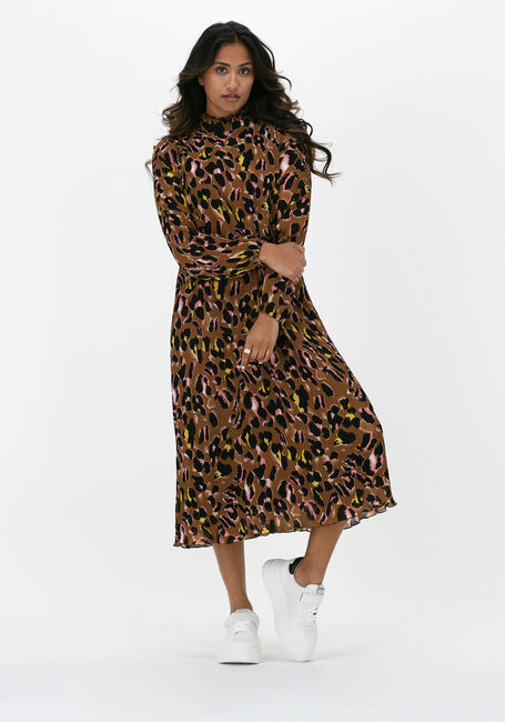 Braune Y.A.S. Midikleid YASPIPPA LS MIDI DRESS S. - large
