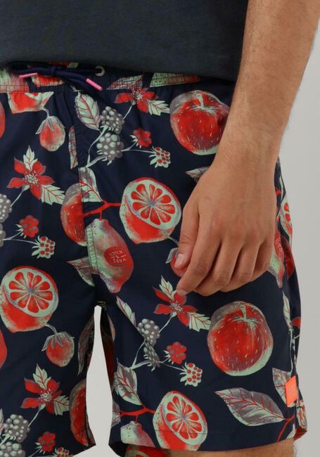Mehrfarbige/Bunte SCOTCH & SODA Badehosen MID LENGTH - PRINTED SWIMSHORT - large