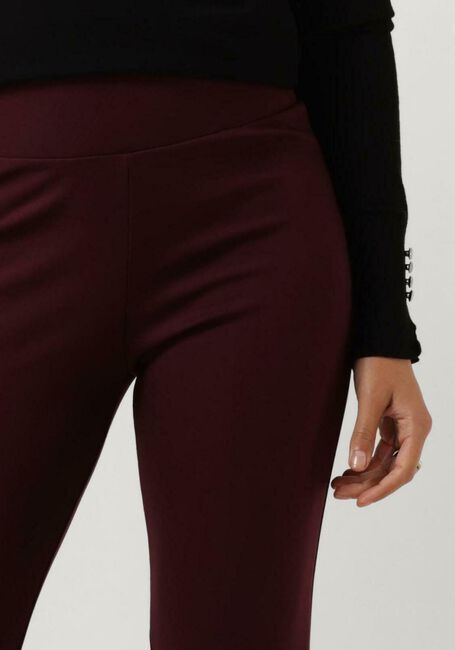 Rote JANSEN AMSTERDAM Schlaghose HV407 FLAIRED LEGGING - large