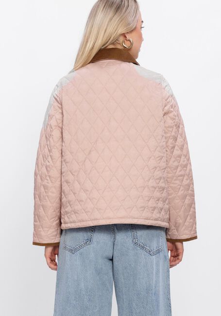 Beige BARBOUR Jack ICONS CROPPED LEDDESDALE QUILTED JACKET - large