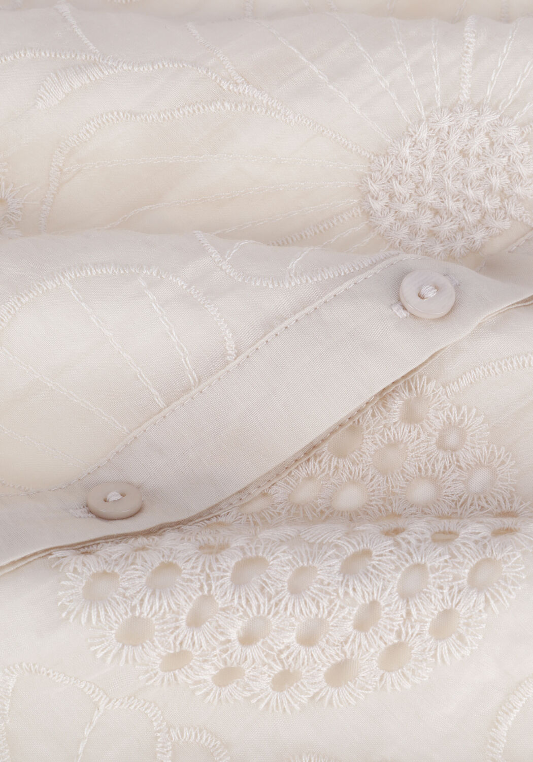 Creme BRUUNS BAZAAR Blusen CLEMATIS CARO SHIRT - large