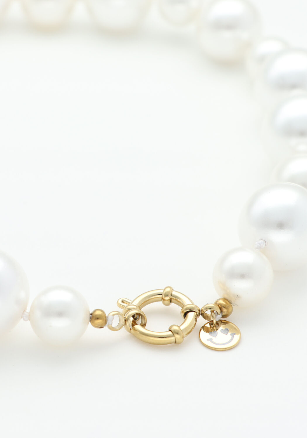 Wei&szlig;e BONNIE STUDIOS Kette FRED CHUNCKY NECKLACE - large