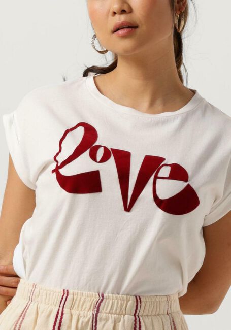 Nicht-gerade weiss BY-BAR T-shirt THELMA LOVE TOP - large