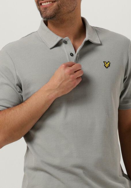 Graue LYLE & SCOTT Polo-Shirt MILANO TRIM POLO SHIRT - large