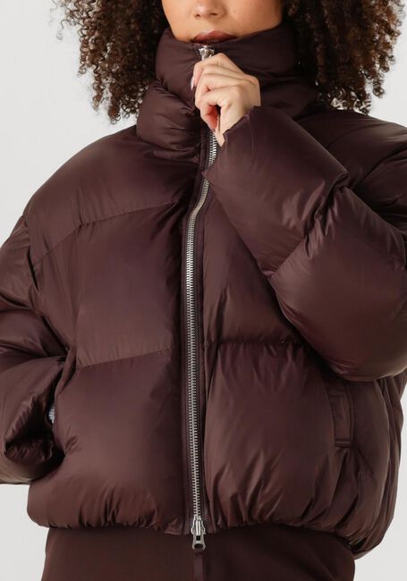 Braune SECOND FEMALE Wattierte Jack RIYA PUFFER JACKET - large