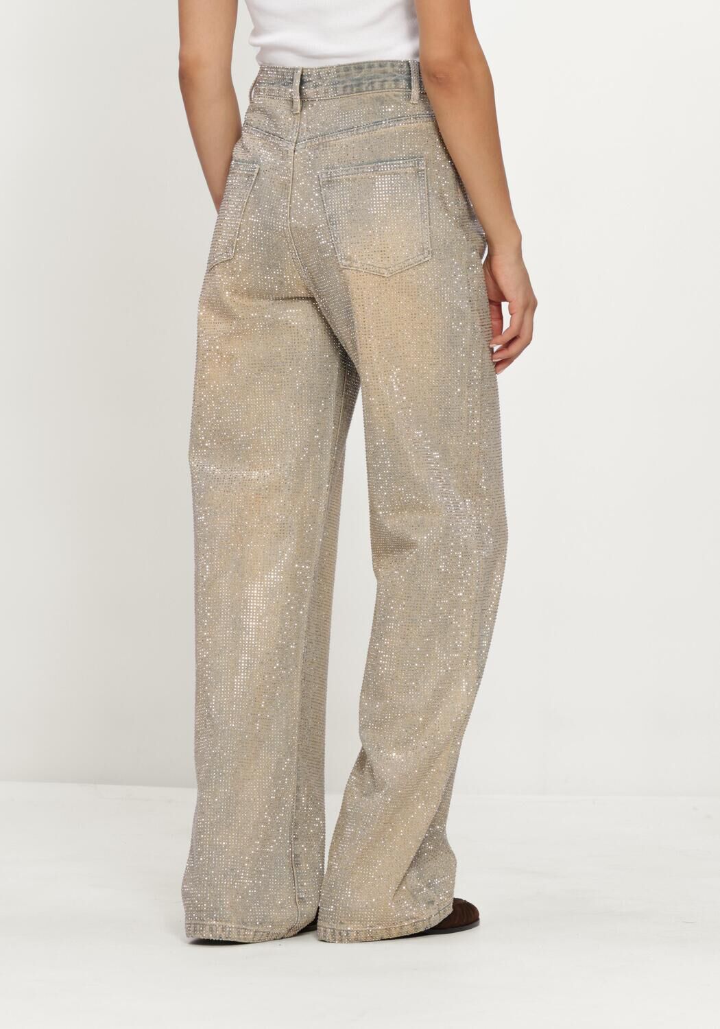 Metallisch HARPER & YVE Slim fit jeans YVE-PA - large