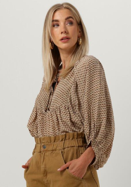 Mehrfarbige/Bunte SISSEL EDELBO Blusen ANGELINA SILK TOP - large