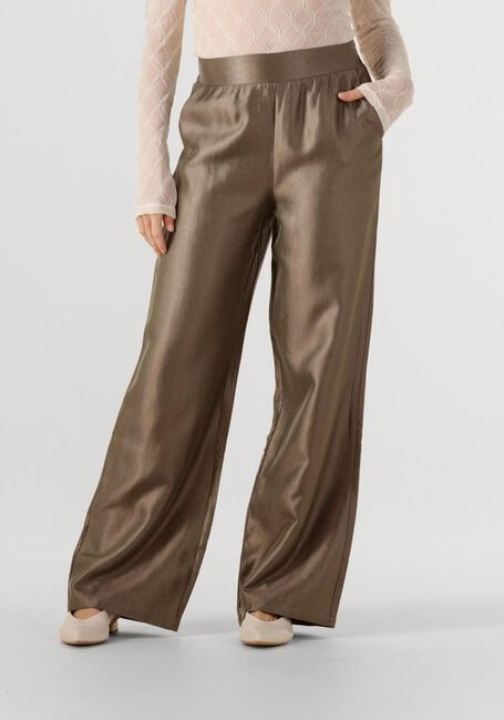 Bronzefarbene AIMEE THE LABEL Weite Hose SOLEIL - large