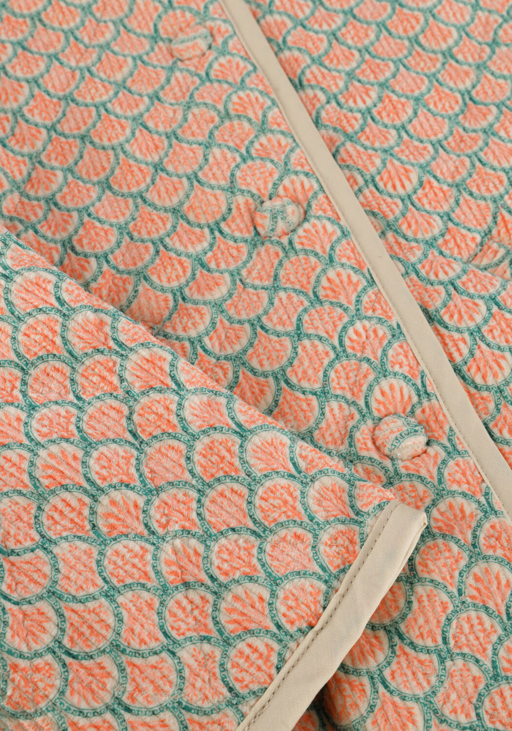 Mehrfarbige/Bunte NONO Wattierte Jack DIMO VELVET JACKET - large