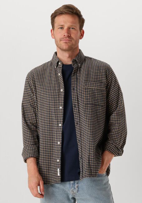 Braune FORÉT Casual-Oberhemd CREEK FLANNEL SHIRT - large