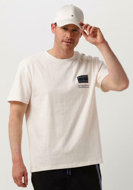 Nicht-gerade weiss TOMMY JEANS T-shirt TJM REG ESSENTIAL CB FLAG TEE - large