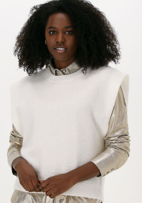 Nicht-gerade weiss JUST FEMALE Spencer COLDY KNIT VEST - large