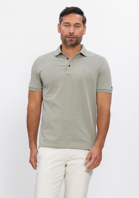 Khaki CAST IRON Polo-Shirt SLIM FIT FINE PIQUE ESSENTIAL - large