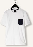Weiße LYLE & SCOTT T-shirt CONTRAST POCKET T-SHIRT Weiße LYLE & SCOTT T-shirt CONTRAST POCKET T-SHIRT - medium