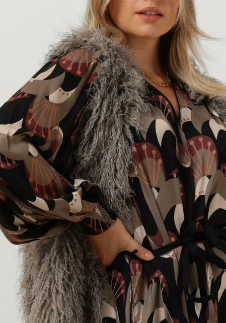 Braune SUMMUM Gilet GILET FAUX FUR - large