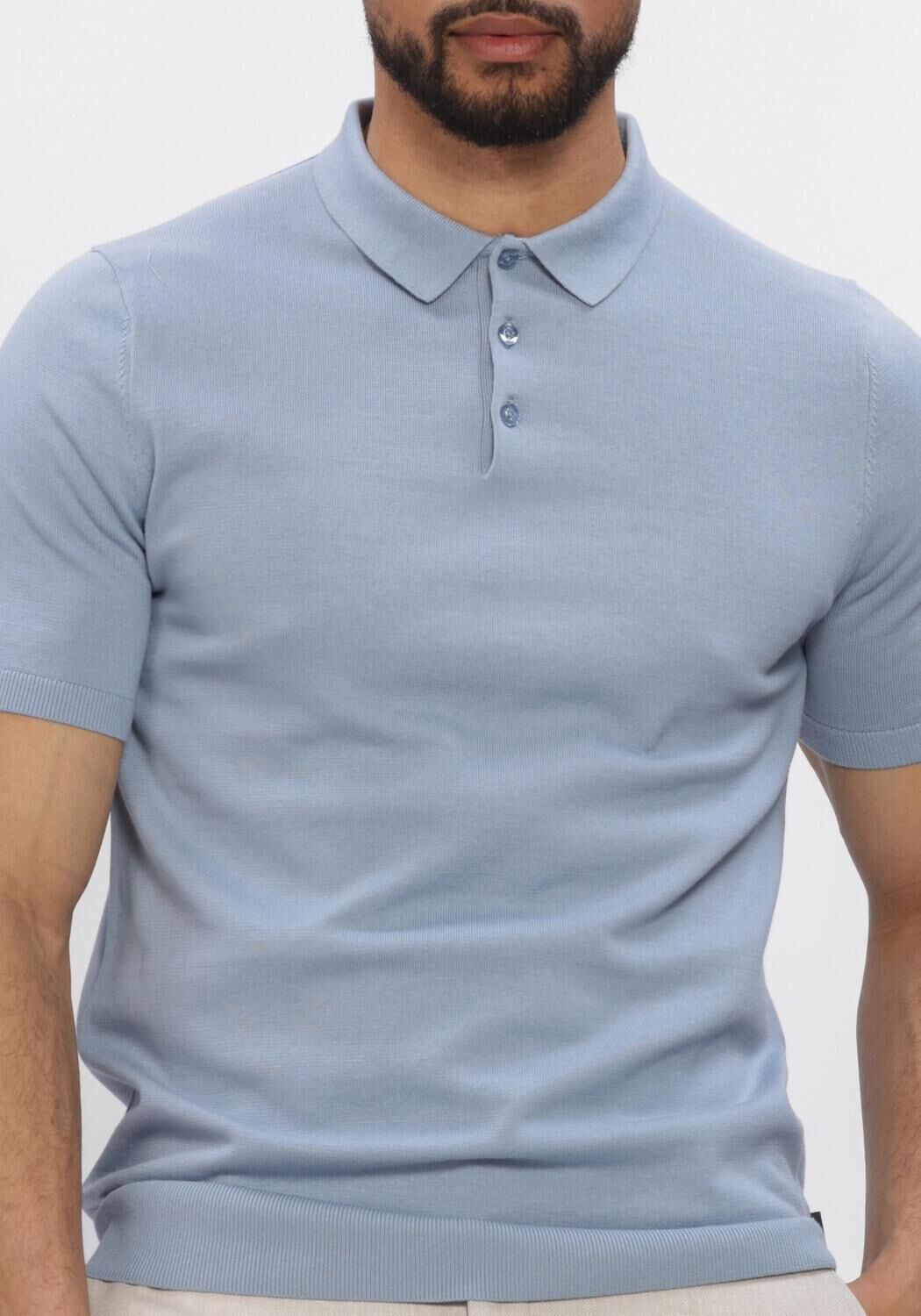 Blaue SAINT STEVE Polo-Shirt CHRIS - large