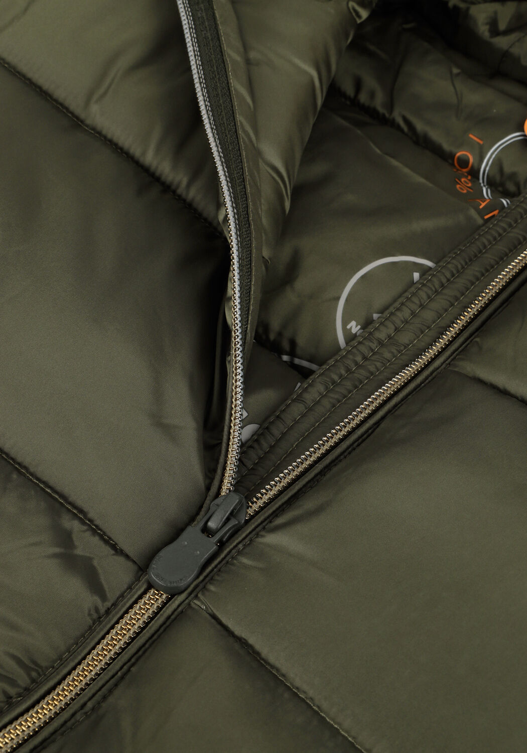 Dunkelgr&uuml;n SAVE THE DUCK Wattierte Jack LYSA - large