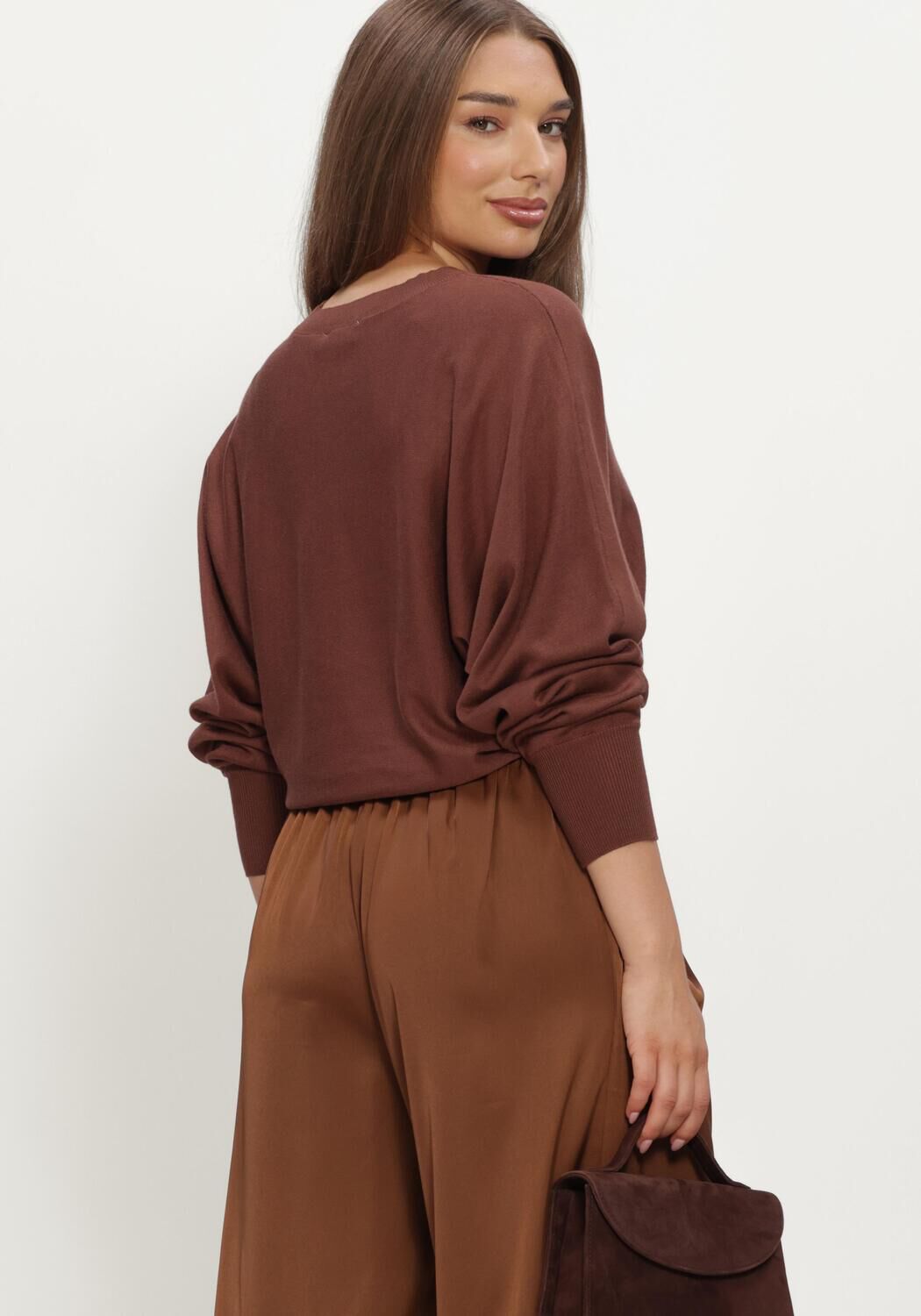Braune MINUS Pullover MSDANA BAT SLEEVE KNIT PULLOVER - large