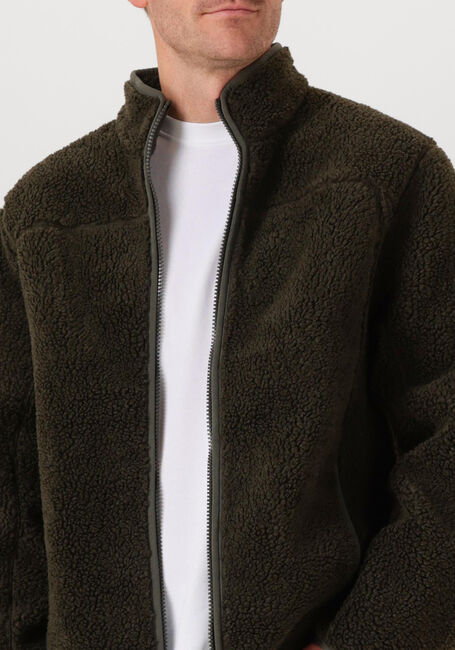 Dunkelgrün PEAK PERFORMANCE Strickjacke M SOLID PILE JACKET - large