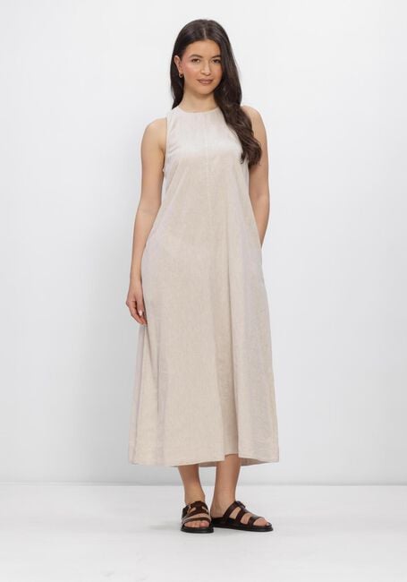 Beige SELECTED WOMEN Maxikleid SLFLUISA RELAXED LINEN BLEND DRESS - large