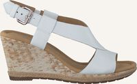 Weiße GABOR Flache Sandalen 62.821 - medium