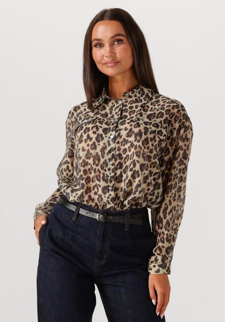 Mehrfarbige/Bunte WITHBLACK Blusen WBLSANDRA LEO LS SHIRT - large