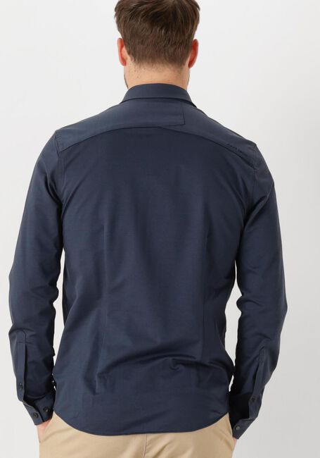 Dunkelblau CAST IRON Casual-Oberhemd LONG SLEEVE SHIRT TWILL JERSEY 2 TONE - large