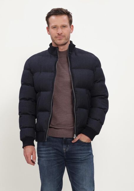 Dunkelblau PROFUOMO Parkas OUTERW BOMBER MOULINE - large