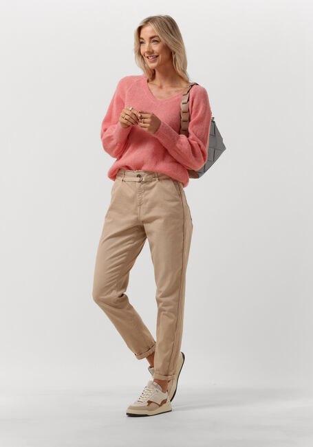 Rosane SUMMUM Pullover V-NECK SWEATER FEATHER LIGHT ALPACA KNIT - large