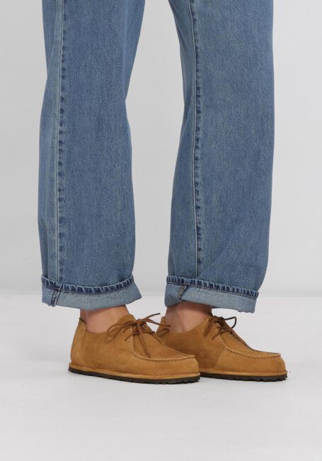 Camelfarbene BIRKENSTOCK Schn&uuml;rschuhe UTTI LACE W - large