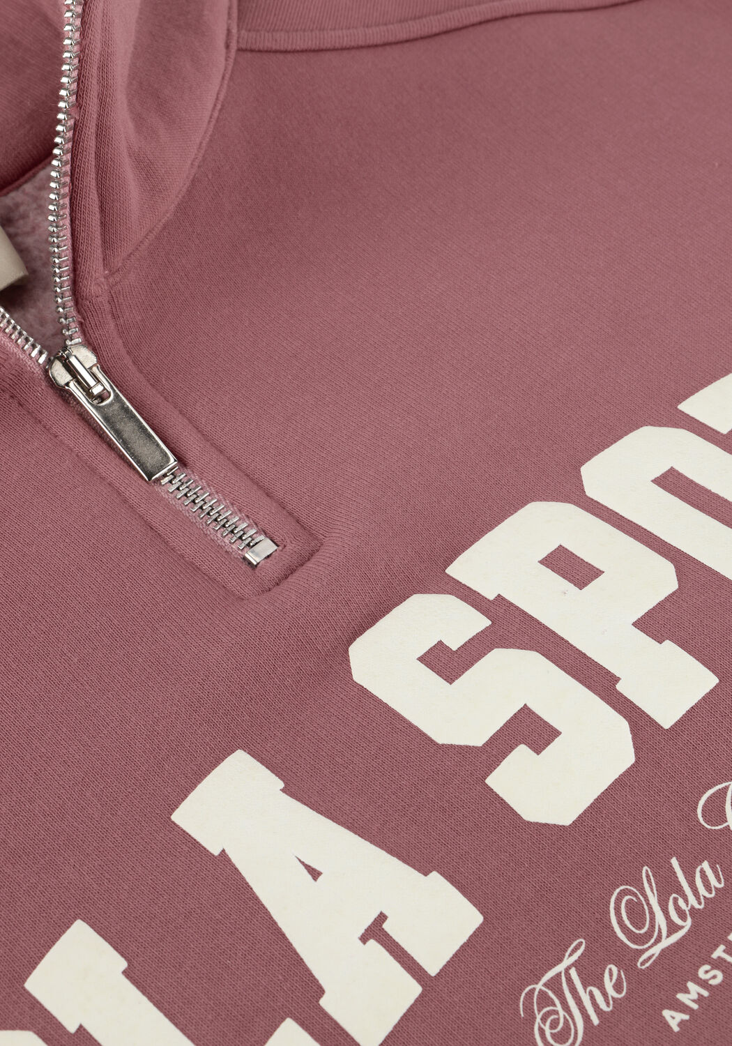 Rosane THE LOLA CLUB Pullover JAYLA HALF ZIP SWEATER - large