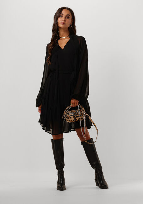 Schwarze NOTRE-V Minikleid MINI DRESS NV-ARLA - large